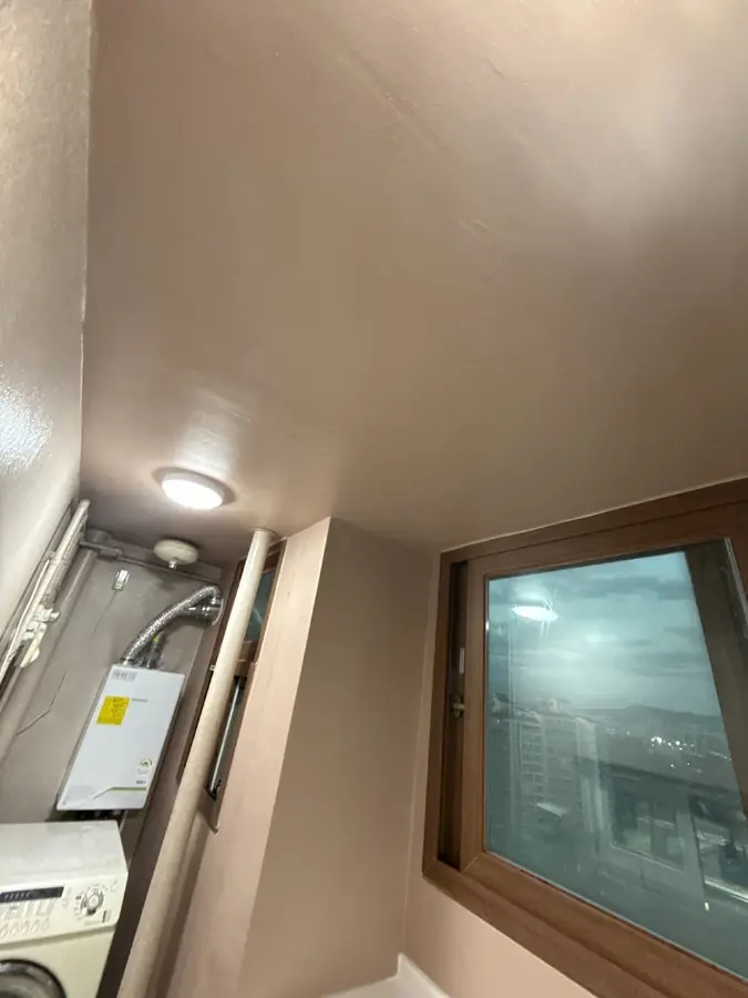 베란다 벽페인트 후 예시